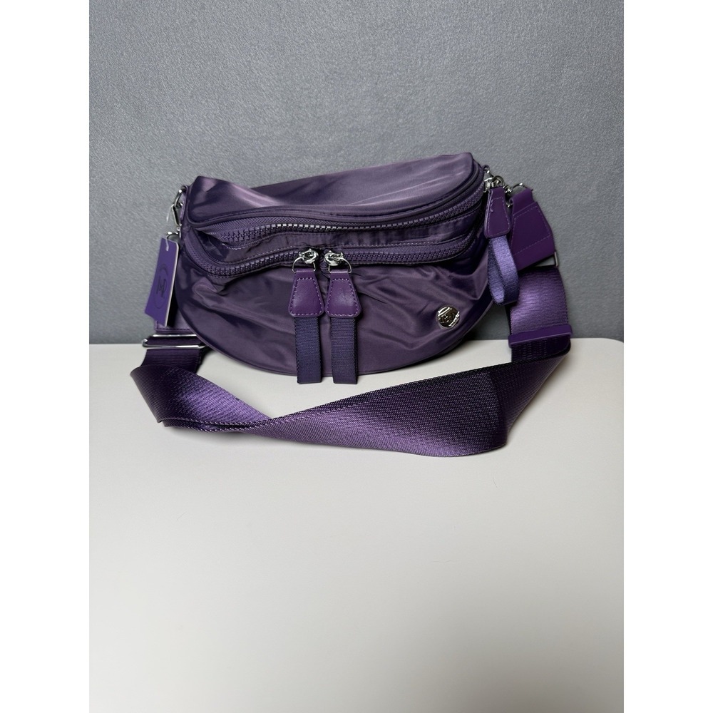 Iris & Rainbow Best Version Plum Purple Crossbody Bum Bag